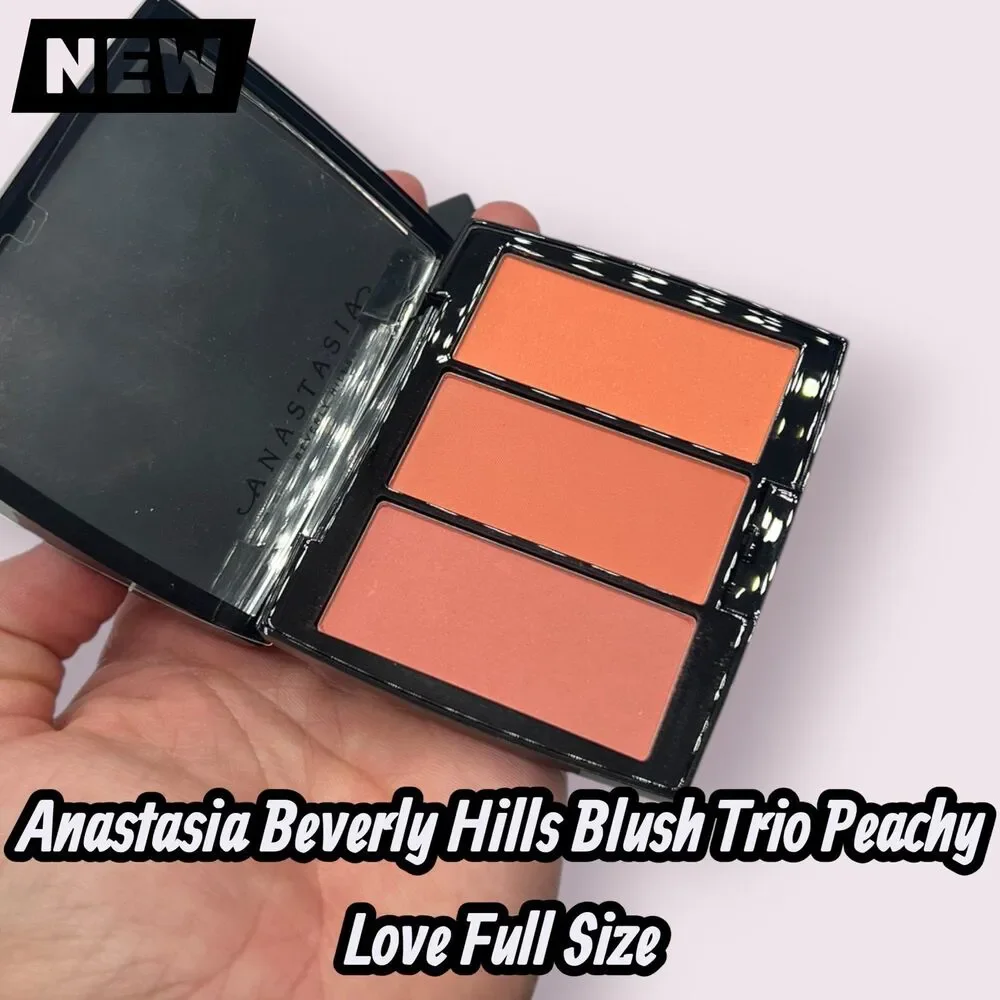 New Anastasia Beverly Hills Blush Trio Peachy Love Full Size